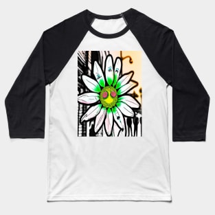 flowery Baseball T-Shirt